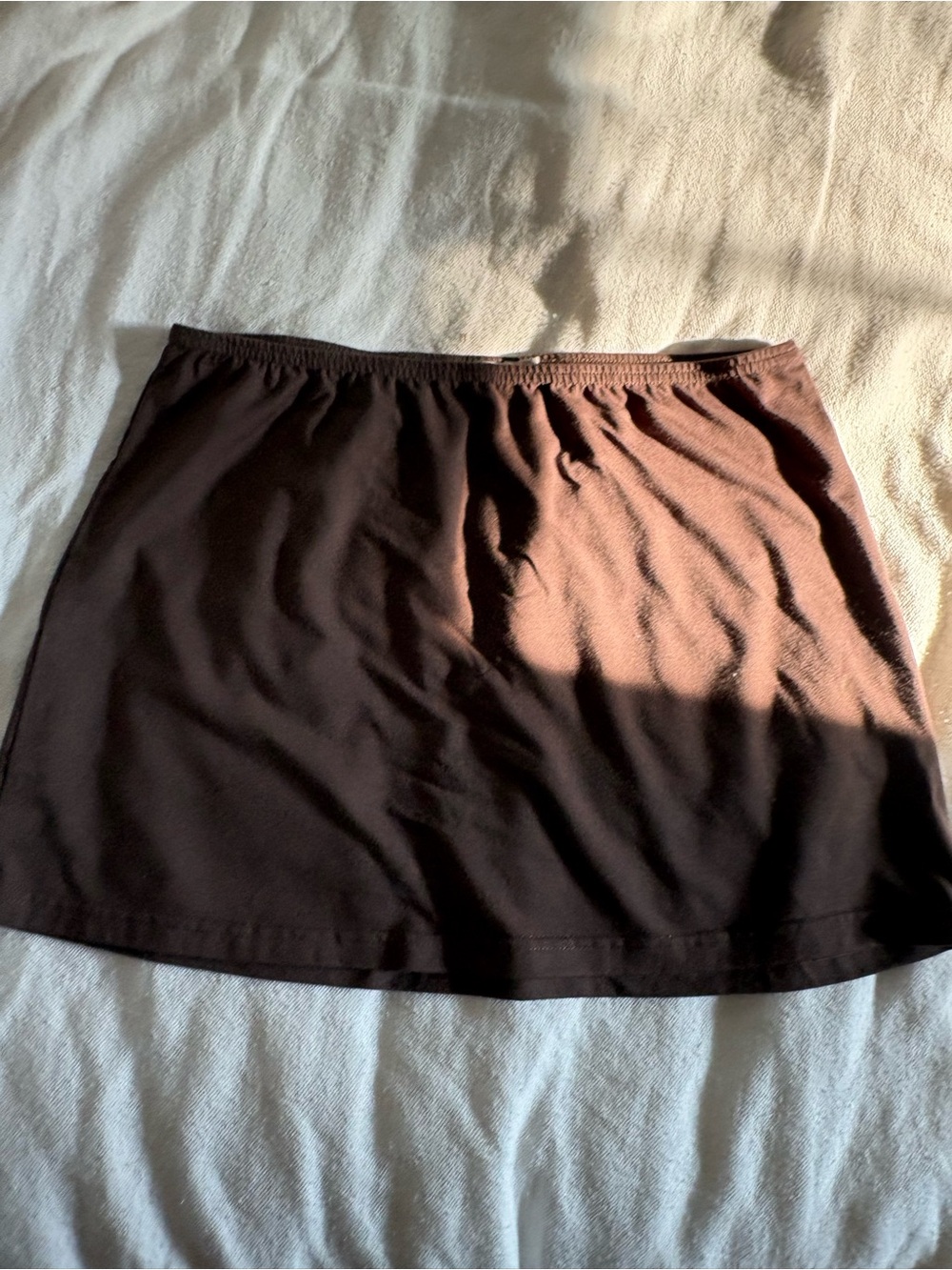 Ghanda Chocolate Brown Mini Skirt